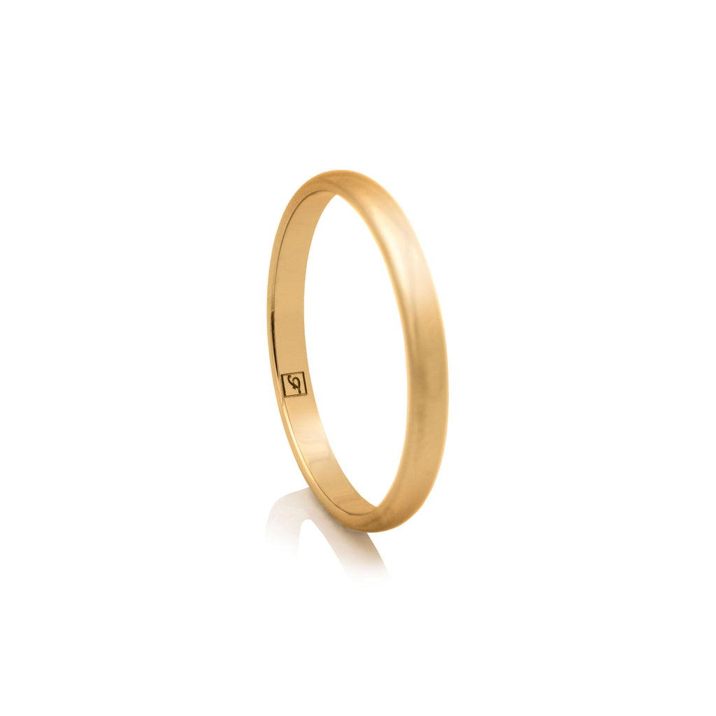 2.5mm Gold-Plated Tungsten D Ring
