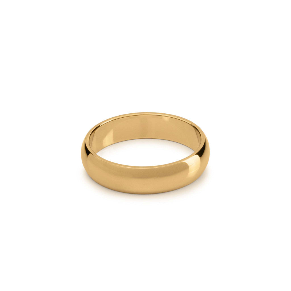 5mm Gold-Plated Tungsten D Ring