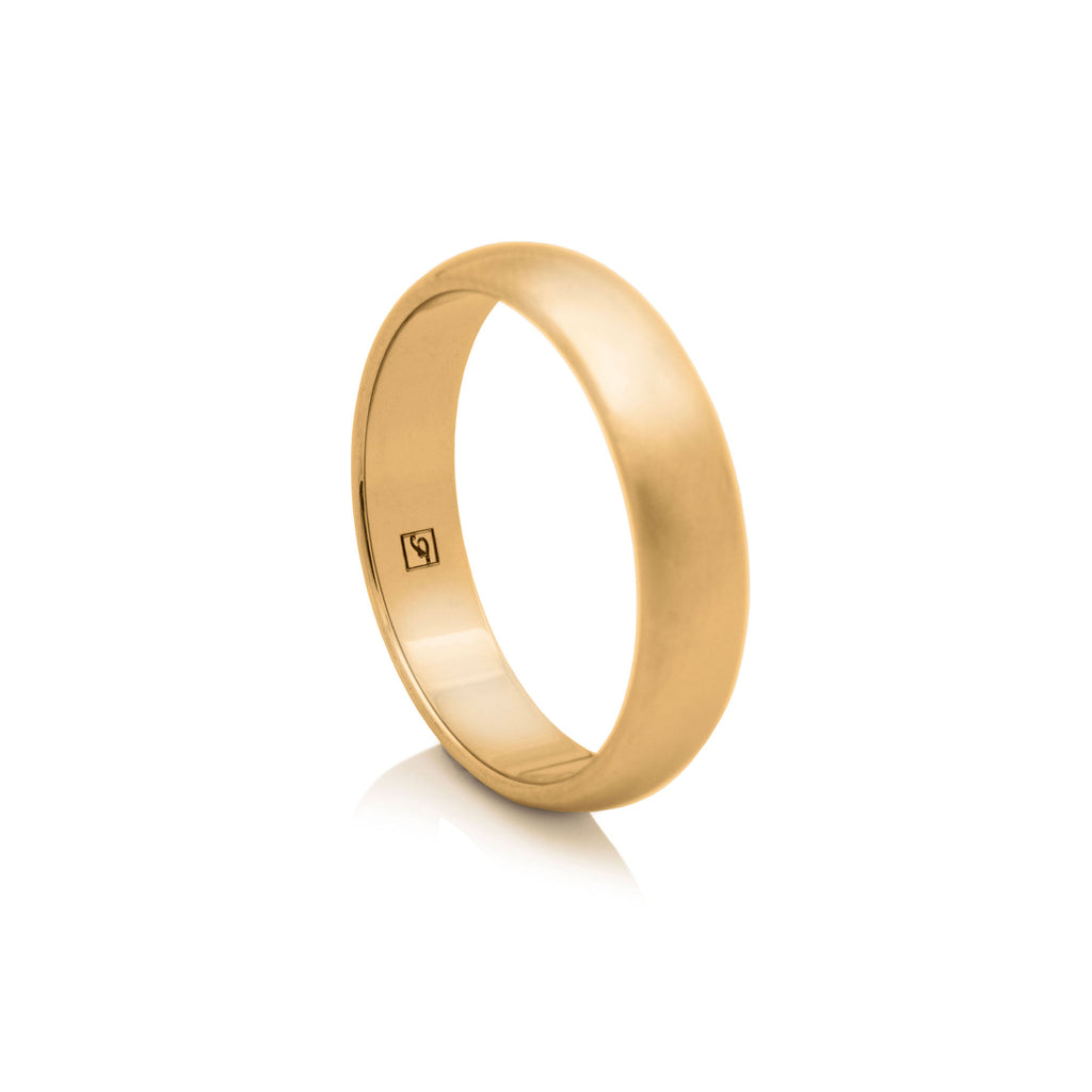 5mm Gold-Plated Tungsten D Ring