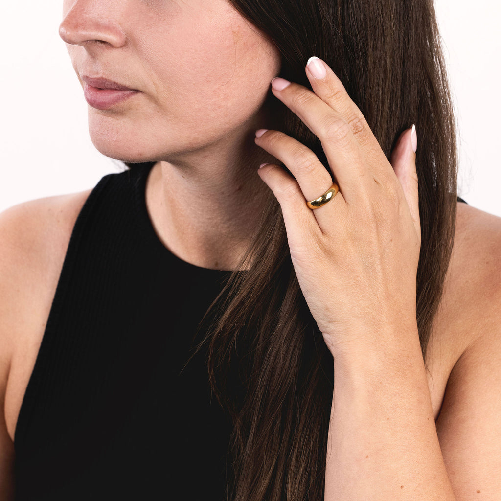 5mm Gold-Plated Tungsten D Ring