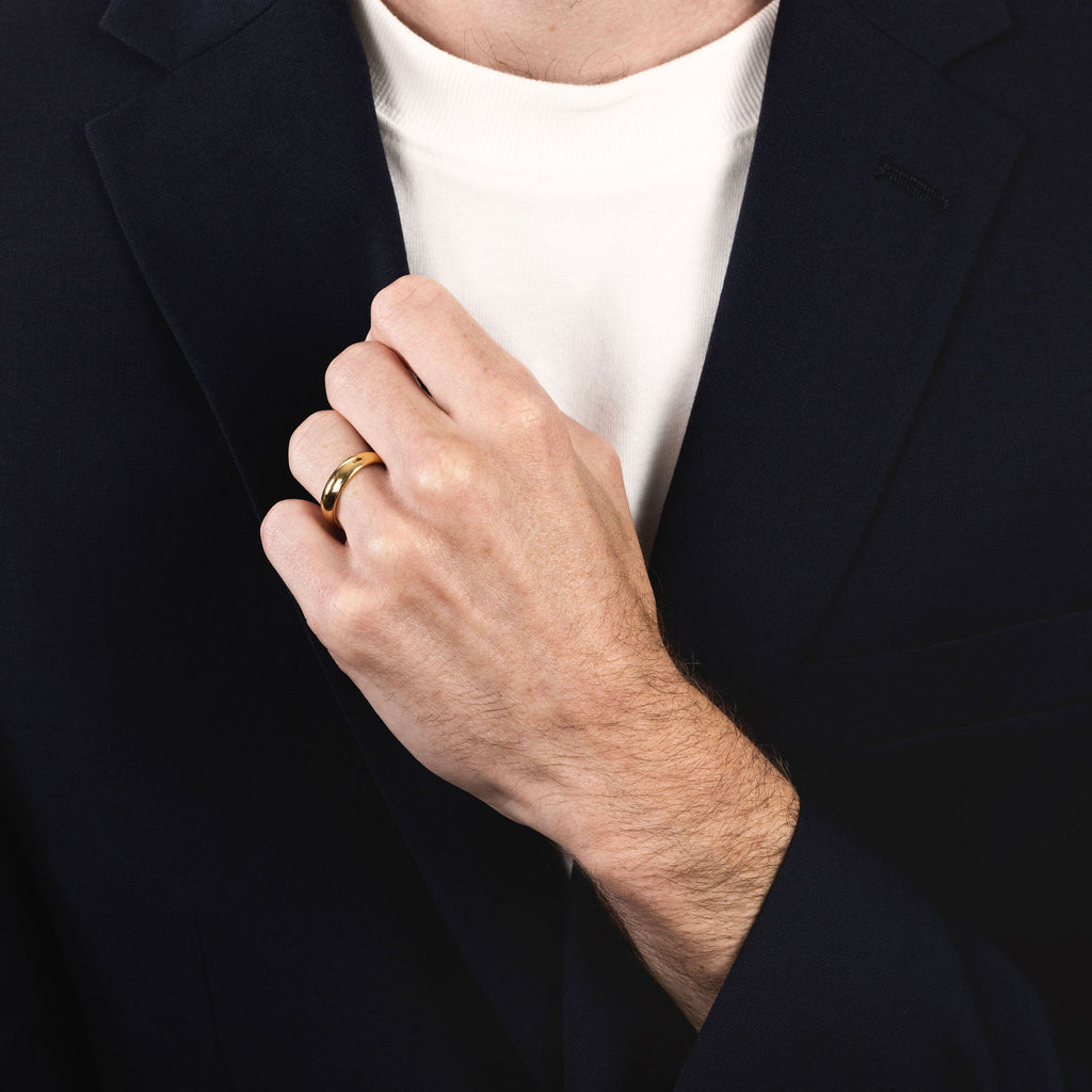 5mm Gold-Plated Tungsten D Ring