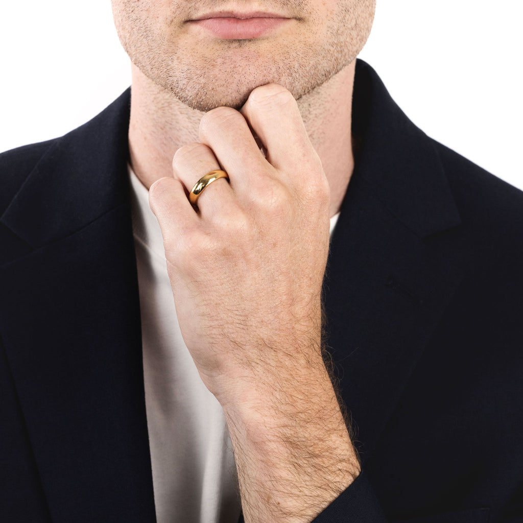 5mm Gold-Plated Tungsten D Ring
